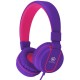 AUDIFONOS ONEAR PARA NINOS COLOR MORADO CON ROSA - Envío Gratuito