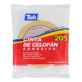 CINTA ADHESIVA TUK 205 18MM X 65M - Envío Gratuito