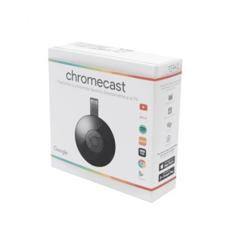 GOOGLE CHROMECAST NEGRO - Envío Gratuito