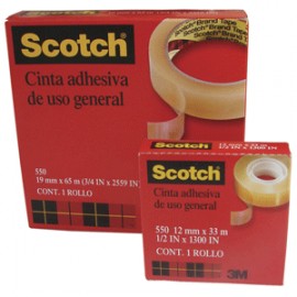 CINTA ADHESIVA SCOTCH 550 24MM X 65M - Envío Gratuito