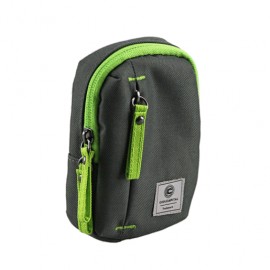 ESTUCHE COOLCAPITAL CAMARA COMPACTA GRIS/VERDE - Envío Gratuito