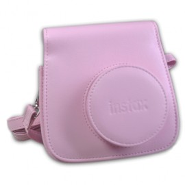 FUNDA DE PIEL PARA INSTAX MINI8 COLOR ROSA - Envío Gratuito