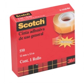 CINTA ADHESIVA SCOTCH 550 18MM X 65M - Envío Gratuito