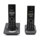 TELEFONO INALAMBRICO PANASONIC DUO KX-TG1712MEB - Envío Gratuito