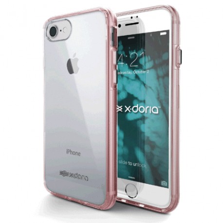 FUNDA PARA IPHONE 7 XDORIA CLEARVUE ROSA - Envío Gratuito