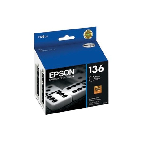 CARTUCHO EPSON 136 NEGRO PARA MF K101 - Envío Gratuito