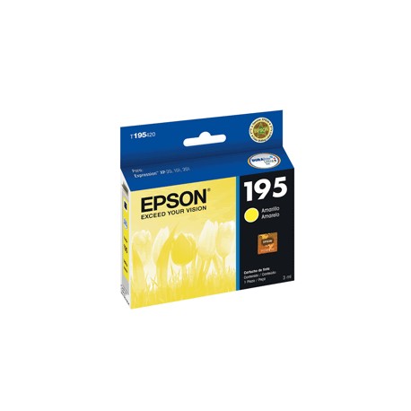 CARTUCHO EPSON 195 XP-201 AMARILLO - Envío Gratuito