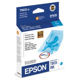 CARTUCHO EPSON TO63220 CYAN - Envío Gratuito