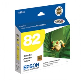 CARTUCHO EPSON TO82420 AMARILLO 82 - Envío Gratuito