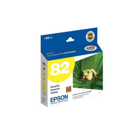 CARTUCHO EPSON TO82420 AMARILLO 82 - Envío Gratuito