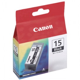 CARTUCHO CANON BCI-15 BK NEGRO - Envío Gratuito