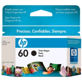 CARTUCHO DE TINTA NEGRA HP 60 (CC640WL) - Envío Gratuito