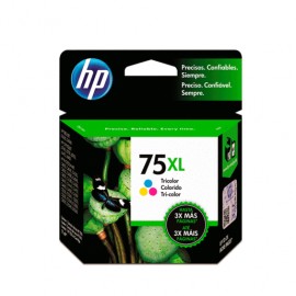 CARTUCHO TRICOLOR ALTO RENDIM. HP 75XL (CB338WL) - Envío Gratuito