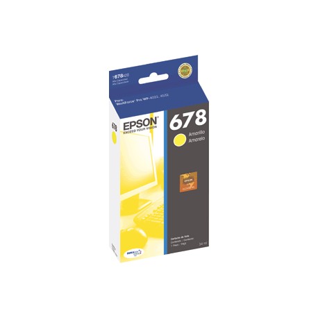 CARTUCHO EPSON T678420-AL AMARILLO - Envío Gratuito