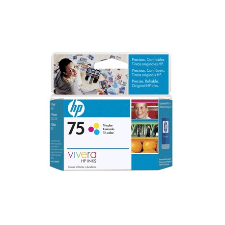 CARTUCHO DE TINTA TRICOLOR HP 75 (CB337WL) - Envío Gratuito