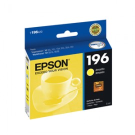 CARTUCHO EPSON 196 XP-401 AMARILLO - Envío Gratuito