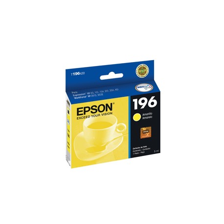 CARTUCHO EPSON 196 XP-401 AMARILLO - Envío Gratuito