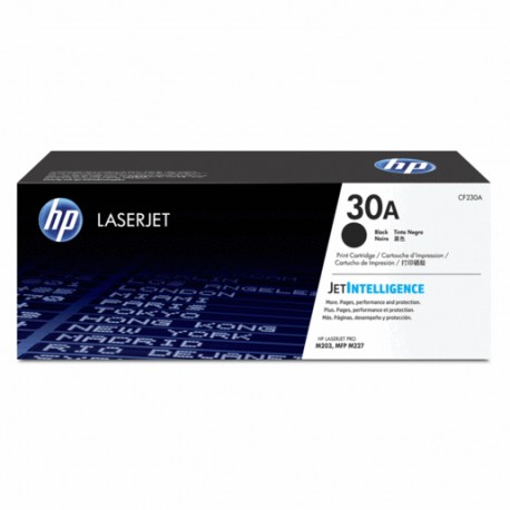 TONER NEGRO HP 30A LASERJET (CF230A) - Envío Gratuito