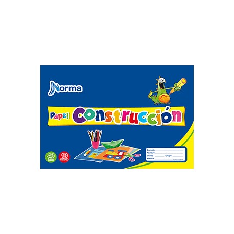 BLOCK CARTA NORMA PAPEL DE CONSTRUCCION - Envío Gratuito