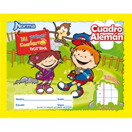 CUADERNO PREESCOLAR C/ALEMAN C/14MM NORMA 72 HOJAS - Envío Gratuito