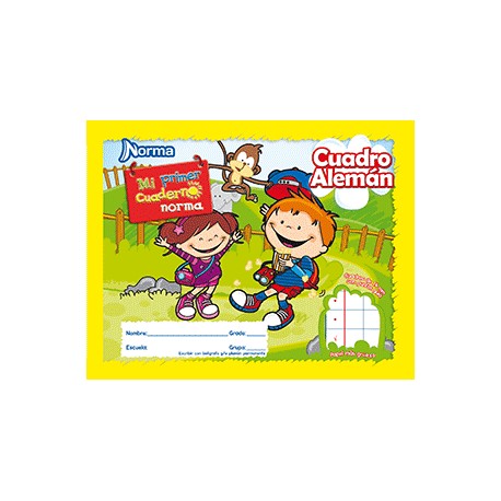 CUADERNO PREESCOLAR C/ALEMAN C/14MM NORMA 72 HOJAS - Envío Gratuito