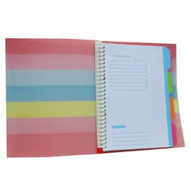 CUADERNO PROFESIONAL TIPO CARPETA C/ESPIRAL 60 HJ - Envío Gratuito