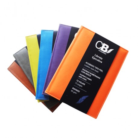 LIBRETA EJECUTIVA VARIOS COLORES 1PZ - Envío Gratuito