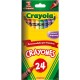 CRAYON ESTANDAR CRAYOLA COLORES SURTIDOS CAJA C/24 - Envío Gratuito