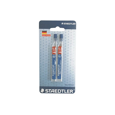 MINAS 0.5 MM HB B/2 TUBOS DE STAEDTLER - Envío Gratuito