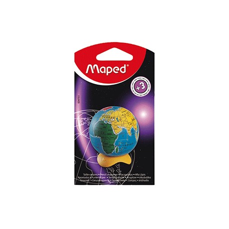 SACAPUNTAS GLOBE MAPED PIEZA - Envío Gratuito