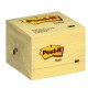 POST-IT 654 3 X 3 AMARILLO BLOCK C/100HOJAS PAQ/6 - Envío Gratuito