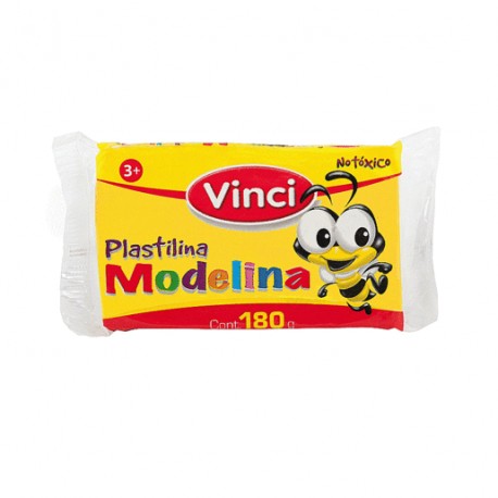 PLASTILINA AMARILLA BARRA 180 GRMS. VINCI - Envío Gratuito