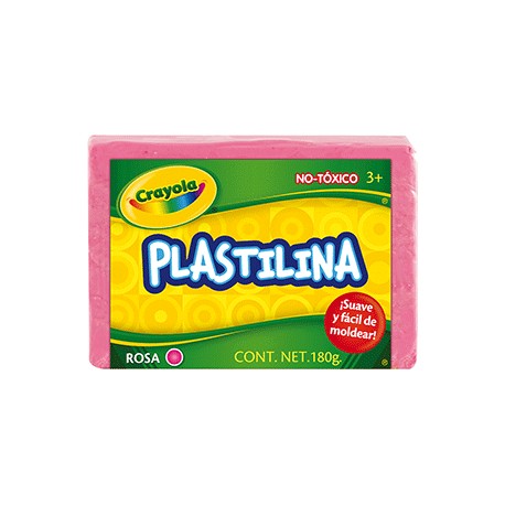 PLASTILINA EN BARRA ROSA 180G CRAYOLA - Envío Gratuito