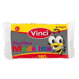 PLASTILINA GRIS BARRA CON 180 GRMS VINCI - Envío Gratuito