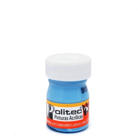 PINTURA ACRILICA POLITEC AZUL PASTEL No316 20ML - Envío Gratuito