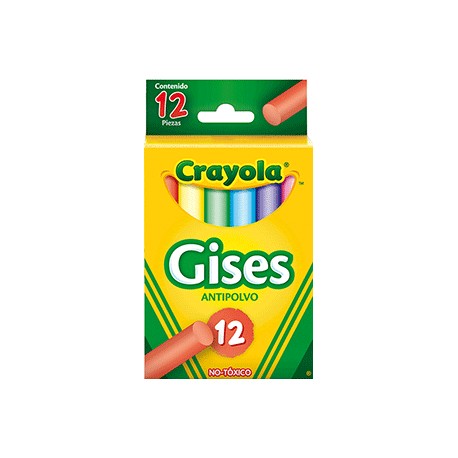 GISES COMPRIMIDOS CRAYOLA DE COLORES CAJA CON 12 - Envío Gratuito