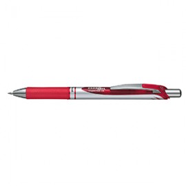 PLUMA PENTEL RETRACTIL ENERGEL PUNTO FINO ROJO - Envío Gratuito