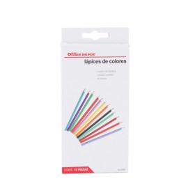 COLORES LARGOS OFFICE DEPOT CAJA CON 12 PIEZAS - Envío Gratuito