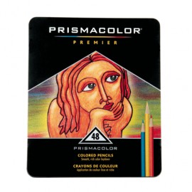 CAJA DE COLORES PRISMACOLOR METALICA CON 48 PIEZAS - Envío Gratuito